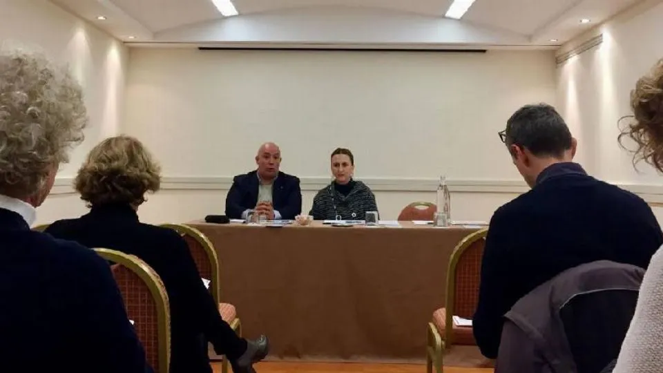 Romagnoli (AROP) e il vicesindaco Lisi
