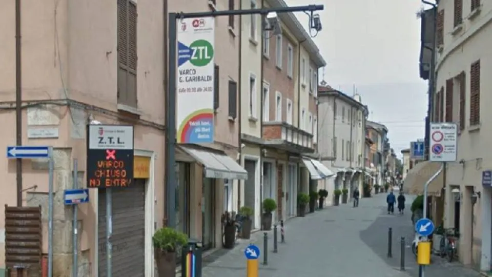 l’accesso di via Garibaldi
