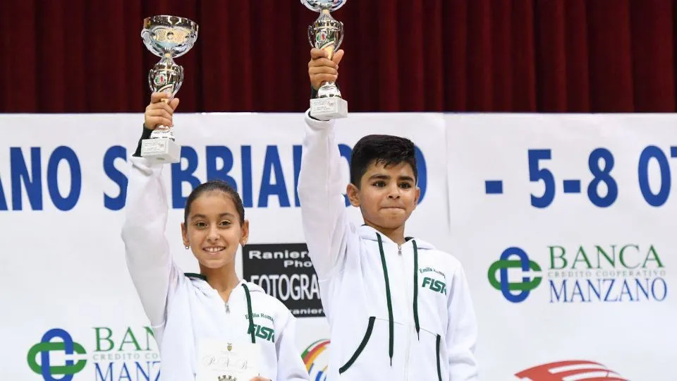 Josè Inglese e Marisol Fusco con la coppa
