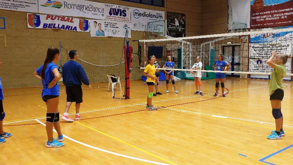 Un allenamento del BVOLLEY Romagna