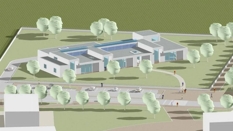 il rendering della nuova scuola
