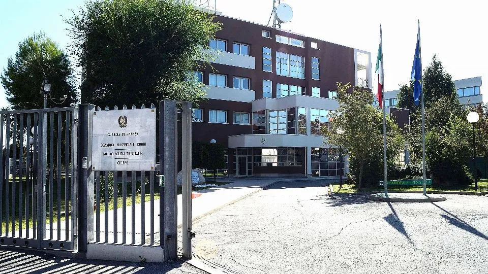 il comando delle Fiamme Gialle di Rimini