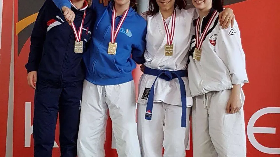 Matilde Galassi sul gradino più alto del podio