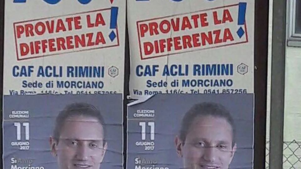 I manifesti a Morciano
