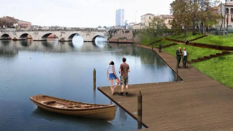 un rendering del Tiberio
