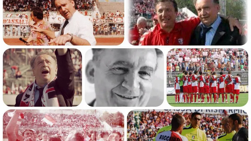 Un collage di foto in ricordo di Vincenzo Bellavista