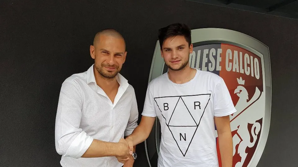 Filippo Pellacani con il DS Ghinassi