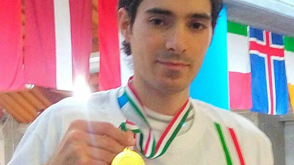 Luca Maccapani, campione italiano Master M35 di salto in lungo