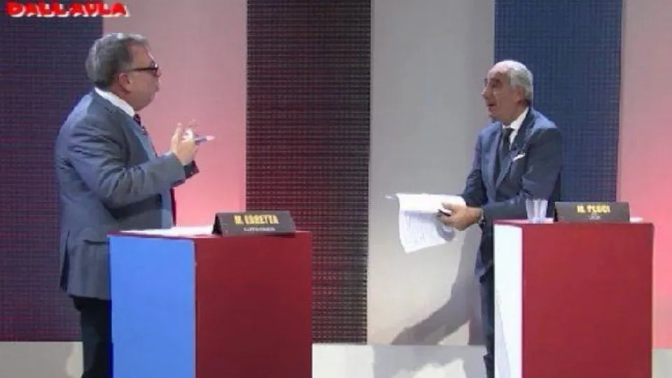 Erbetta e Pecci in una vecchia puntata di Fuori dall’Aula
