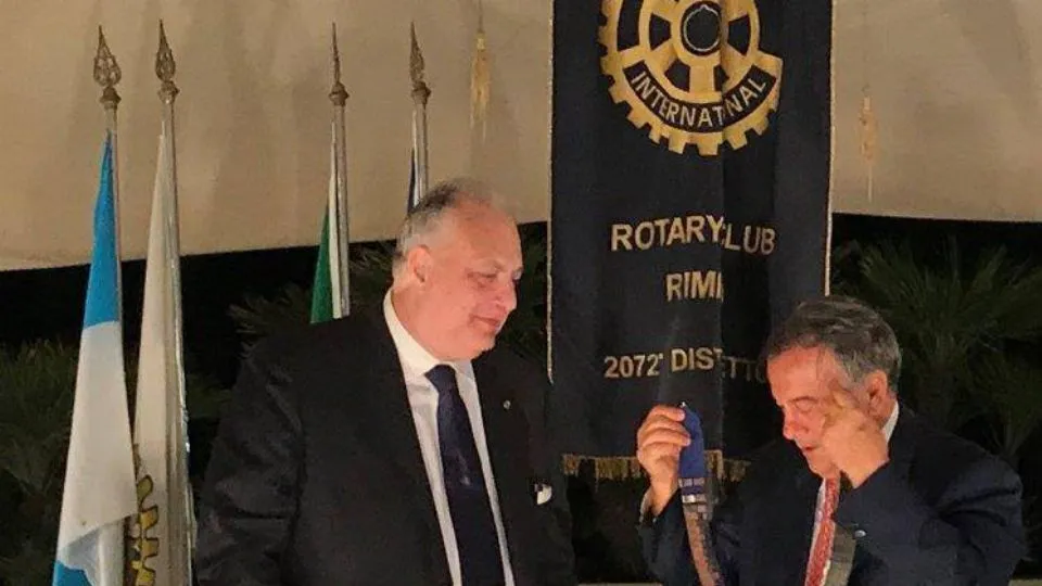 il passaggio di consegne al Rotary club Rimini