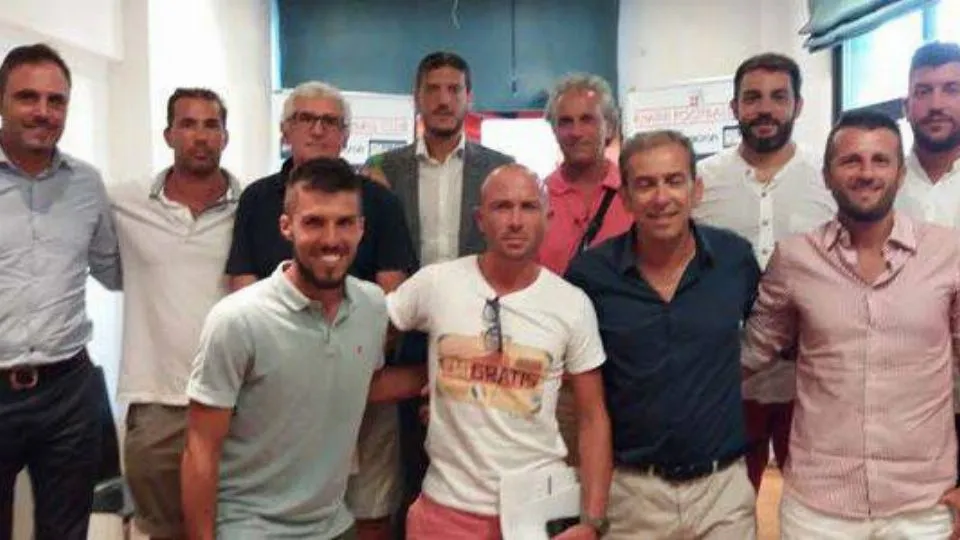 lo staff del settore giovanile (foto Rimini FC)