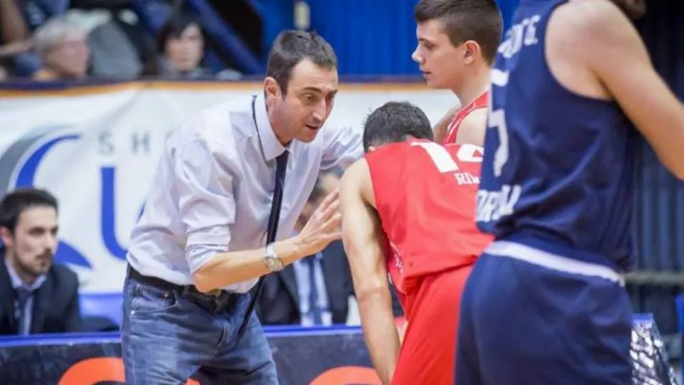 Andrea Maghelli, coach della NTS Informatica (foto Simone Marcaccini)