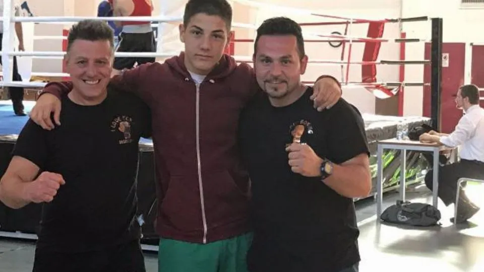 Alessandro Morri insieme ai maestri