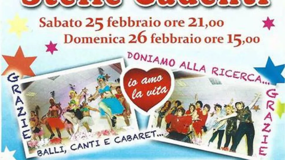 La locandina dell’evento benefico