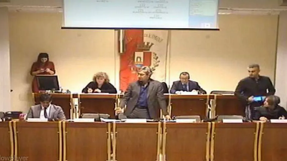 un momento del consiglio comunale