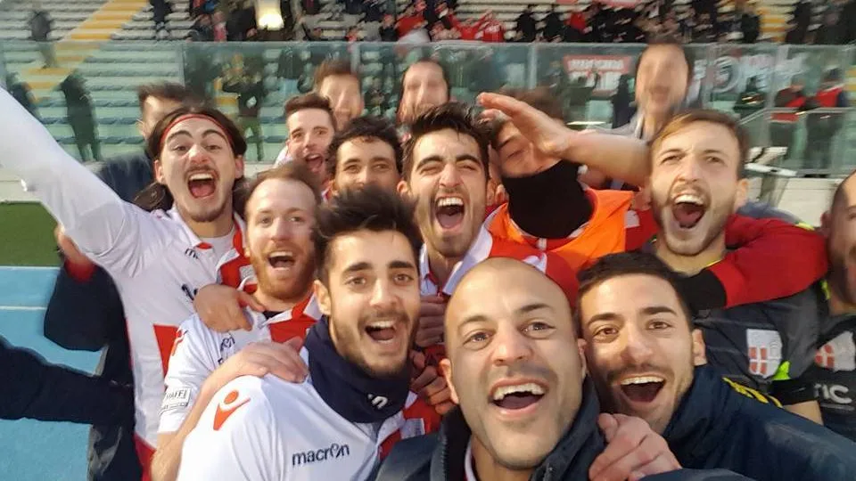 Il selfie di Ricchiuti a fine partita