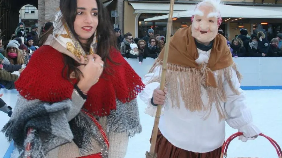 la festa all’Ice Village
