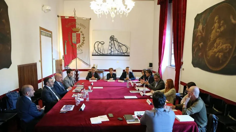 l’incontro in sala della giunta