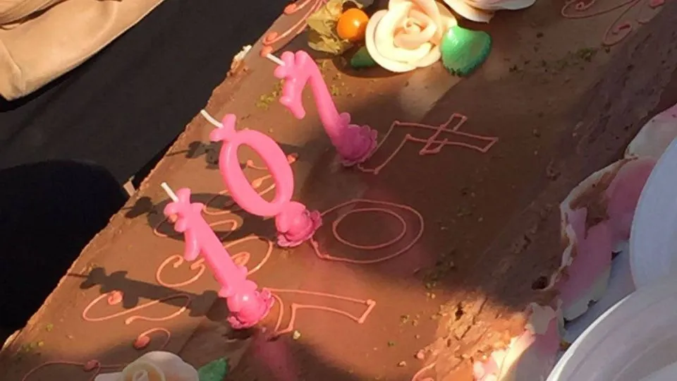 la torta di compleanno di Irma
