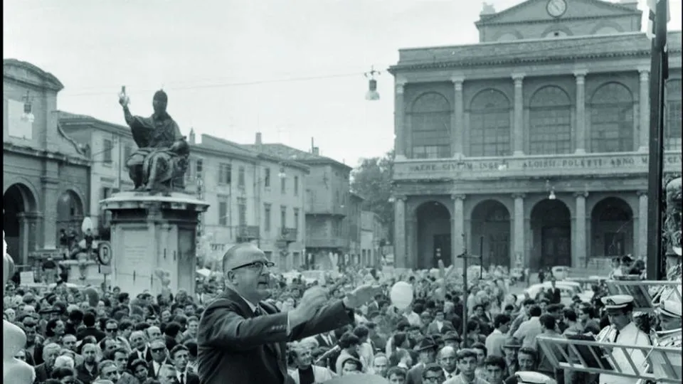 La banda in piazza Cavour

