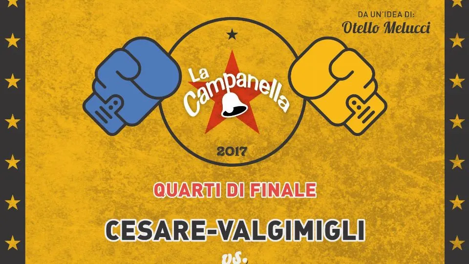 Il cartello del quarto di stasera