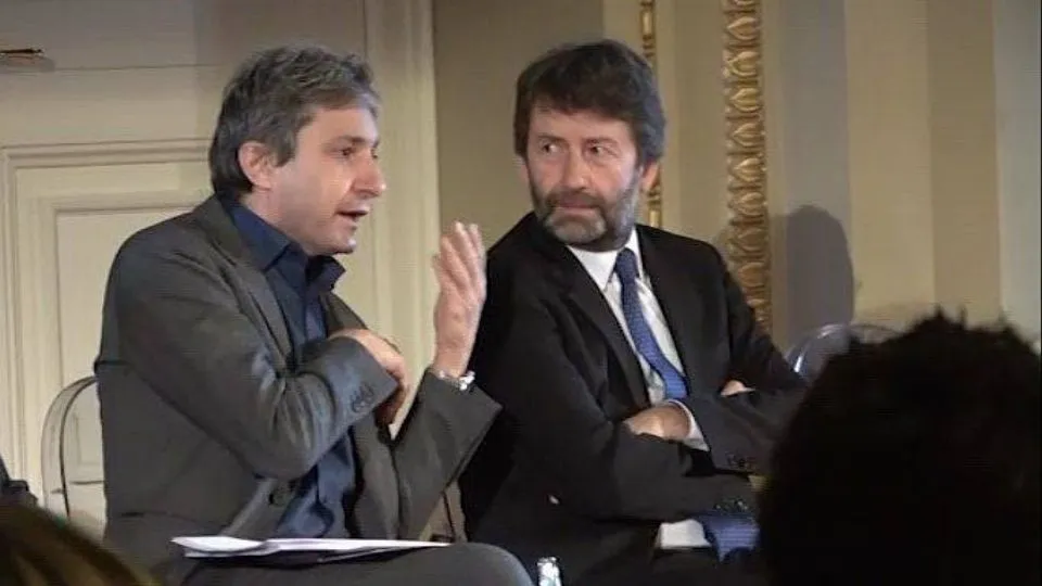 Il ministro Franceschini col sindaco Gnassi