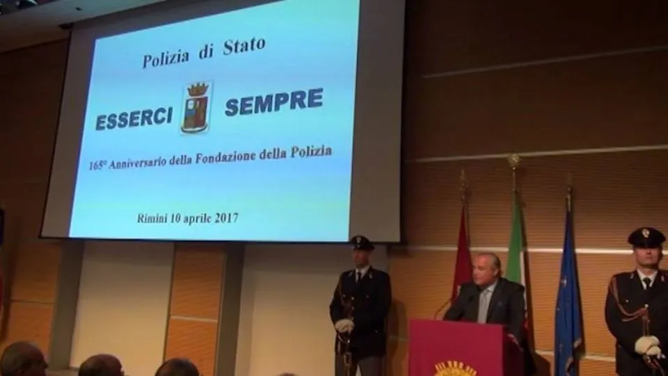 l’intervento del Questiore Improta
