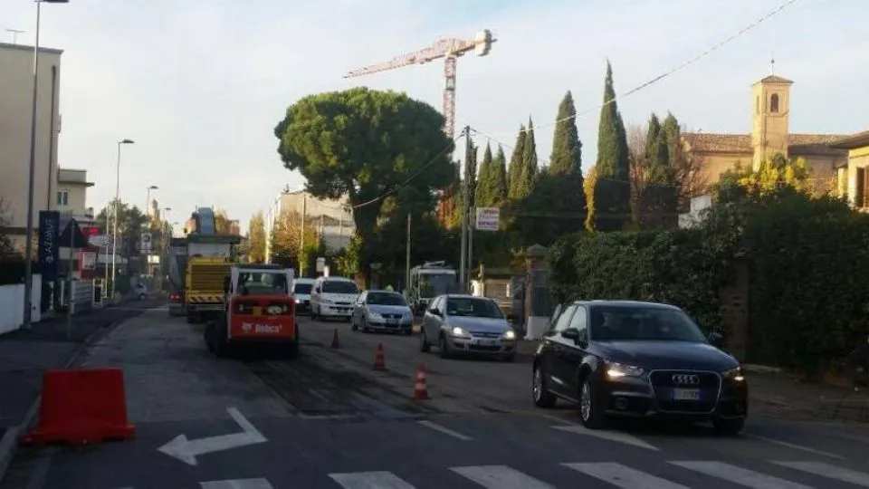 via Circonvallazione Meridionale oggi
