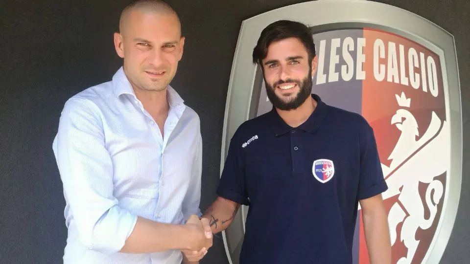 Luca Belcastro con il DS Ghinassi
