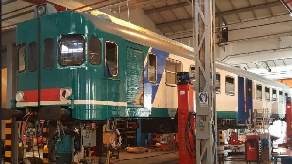 una locomotiva
