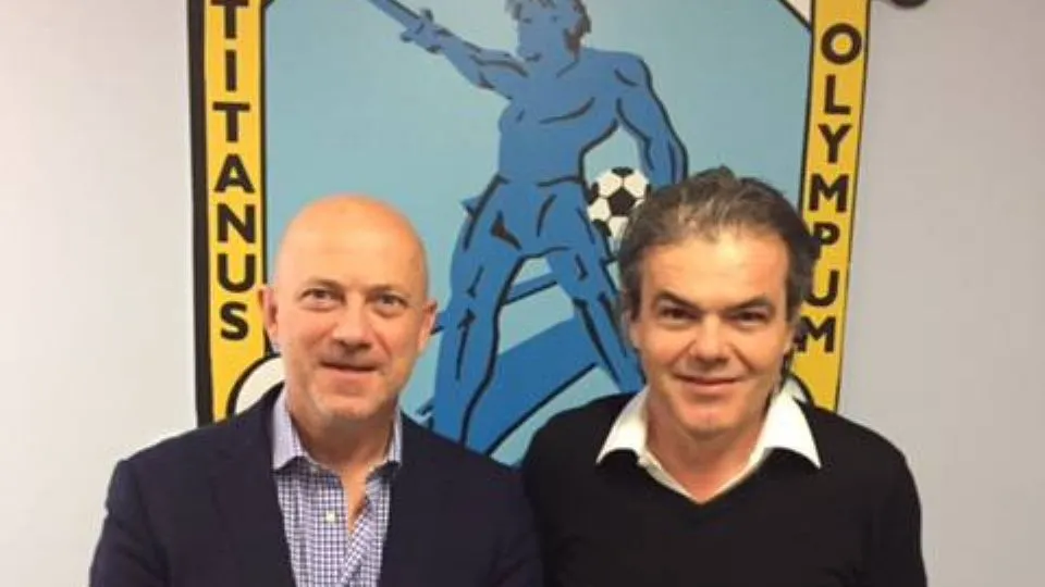 Saccomandi ed il presidente Mancini