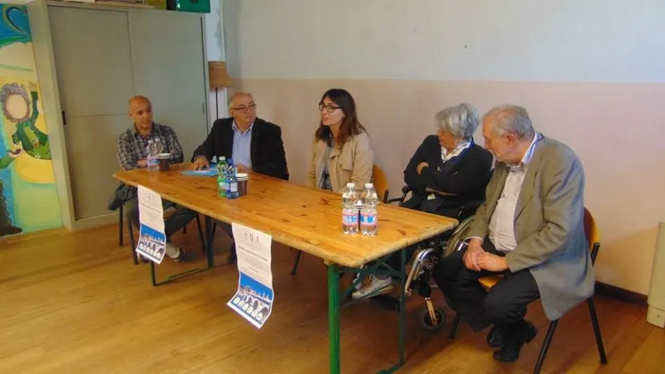 la conferenza stampa di presentazione dello sportello
