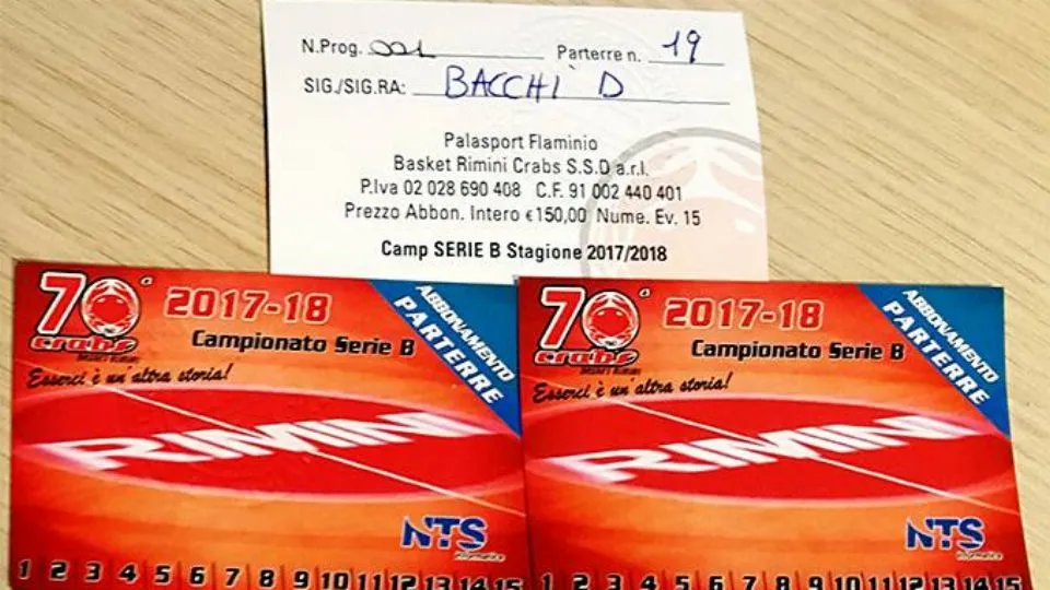 L’abbonamento di Daniele Bacchi

