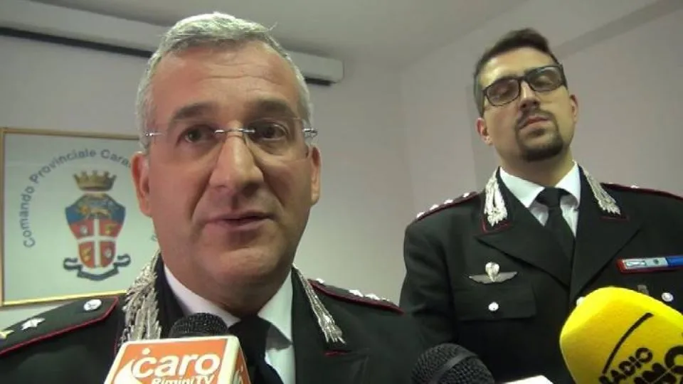 Il Comandante Sergi e il Capitano Landi