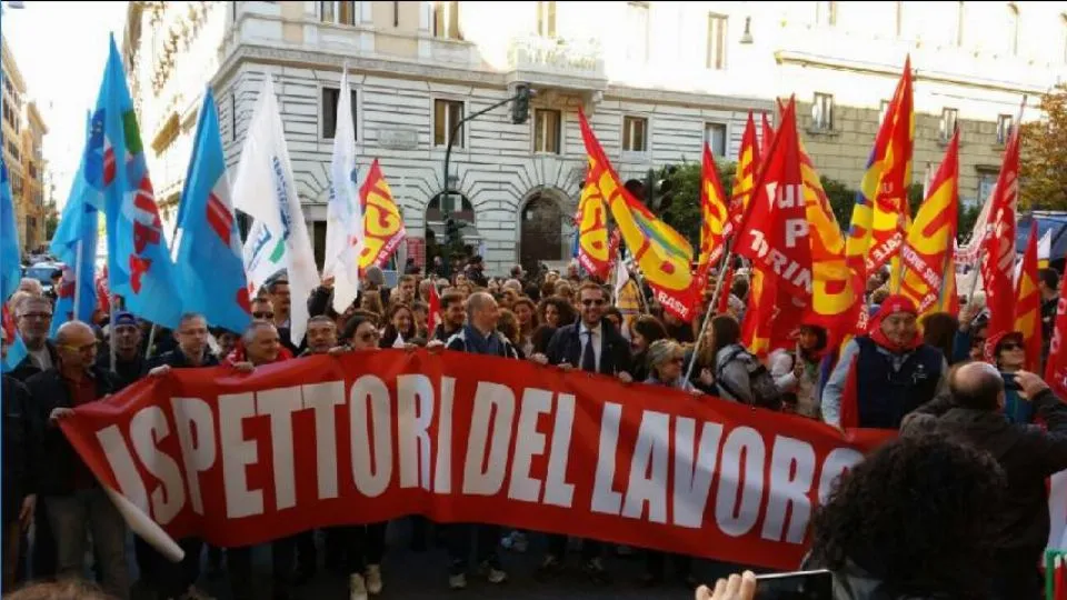 la manifestazione a Roma