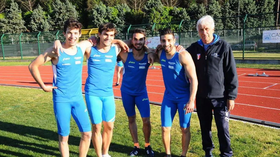 La staffetta maschile

