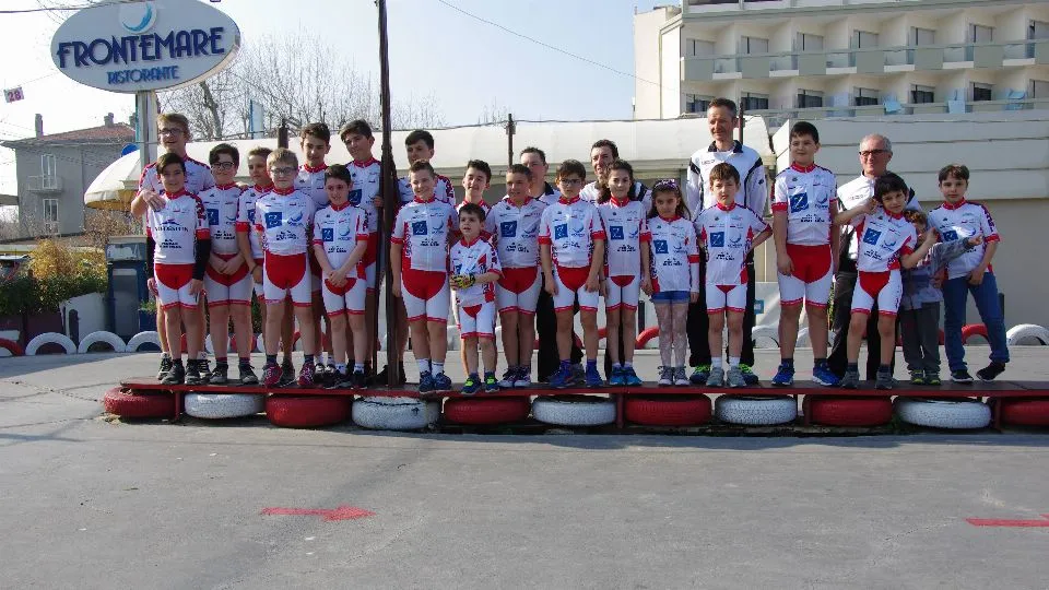 Il gruppo 2017 del Pedale Riminese