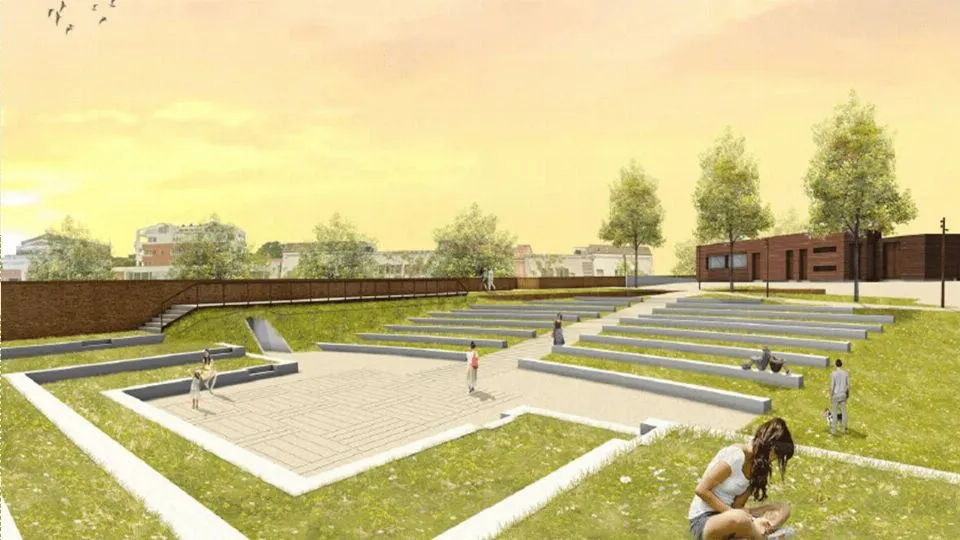 un rendering del progetto
