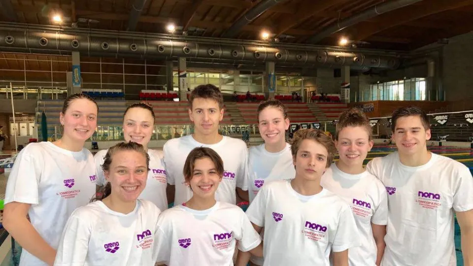 La “squadra” del Nuoto Riccione pronta per i Criteria nazionali giovanili