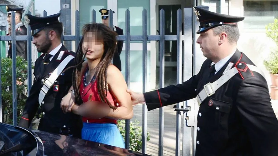 la 24enne arrestata (Adriapress)
