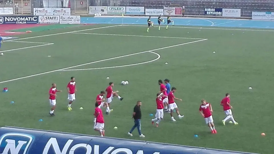 Biancorossi in campo
