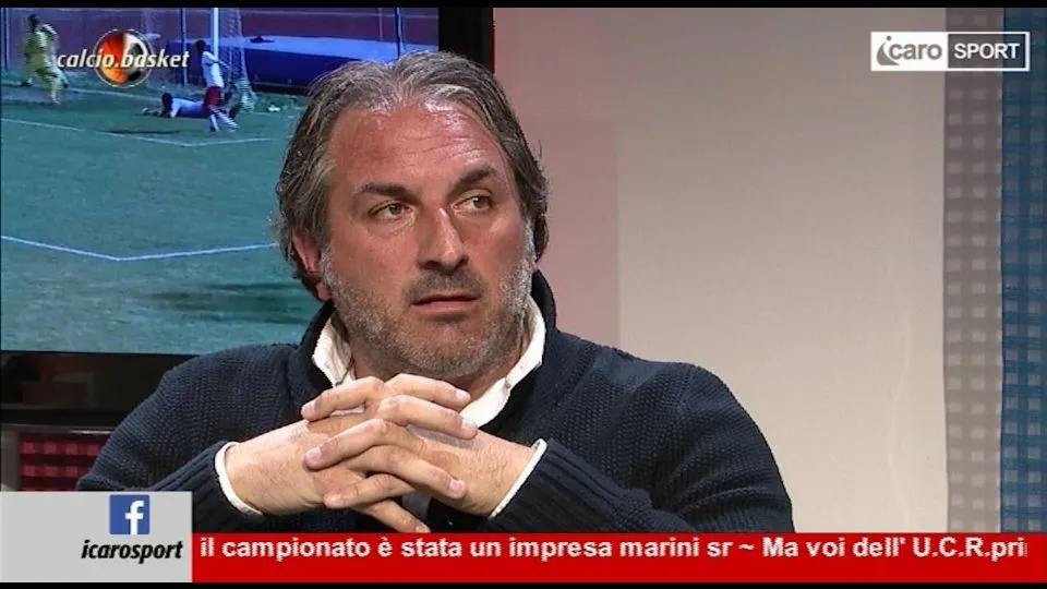 Pietro Tamai nello studio di Calcio.Basket