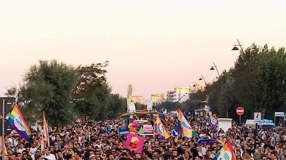 una delle passate edizioni del Summer Pride a Rimini