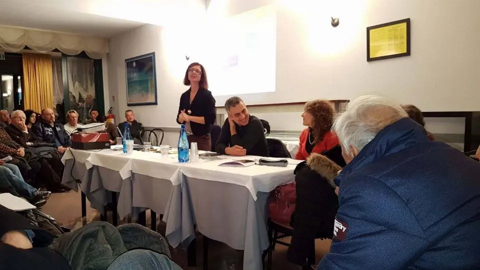 un momento dell’incontro a Torre Pedrera