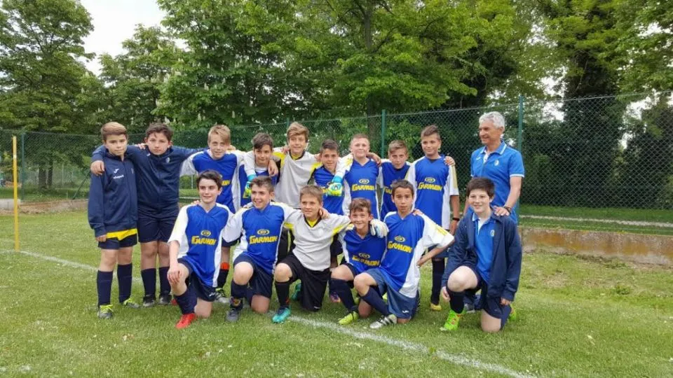 La formazione Esordienti 2005 al Torneo Dolphins Cup