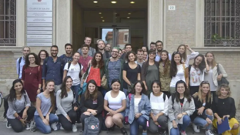 foto di gruppo per le matricole
