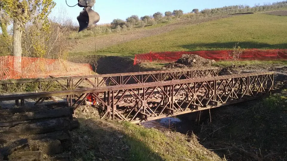 i lavori in corso sul Mavone