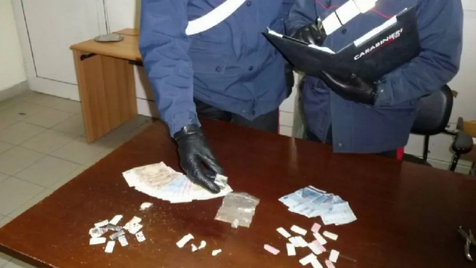 la droga sequestrata
