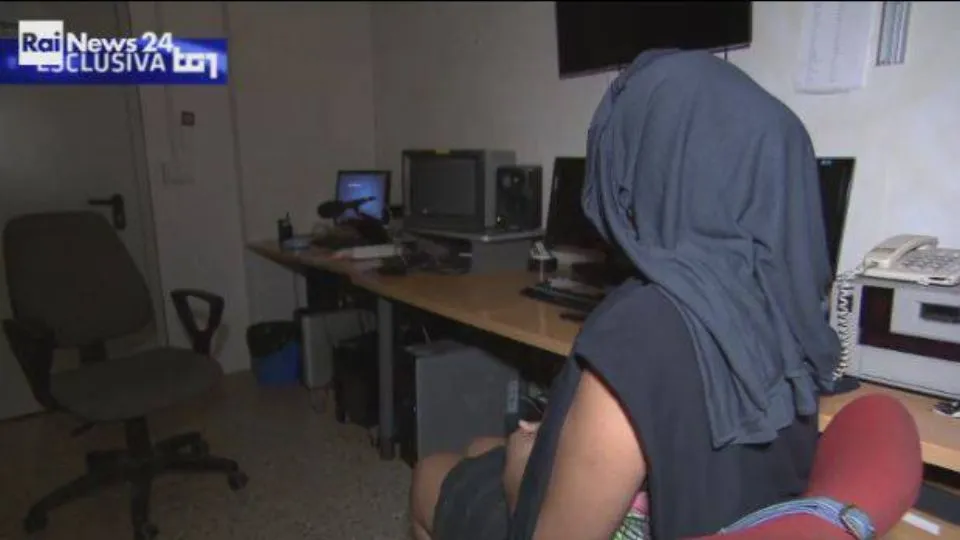 la vittima peruviana al Tg1
