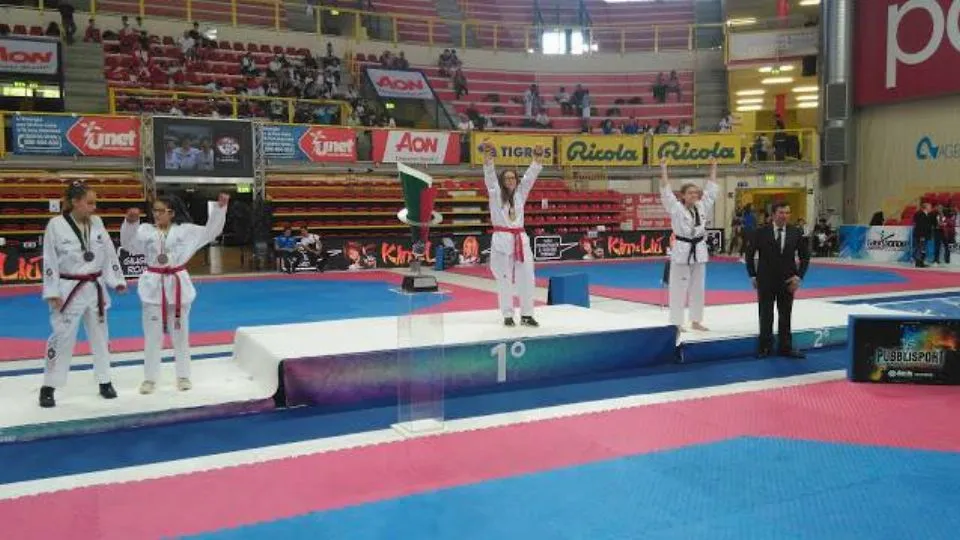 Emily de Silvestri sul podio